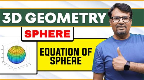 3D Geometry - SPHERE | Equation of Sphere, Forms Of Equation Of Sphere | By Gajendra Purohit ...