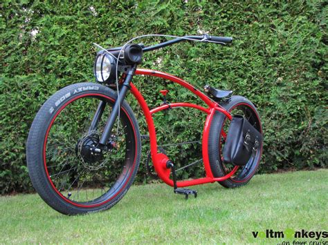 Planetvopi's awesome red electric basman | Bicicletas de paseo, Estilo ...