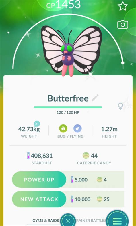 Shiny butterfree pokemon go, Video Gaming, Gaming Accessories, Game ...