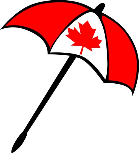 Clipart - Umbrella - Canada