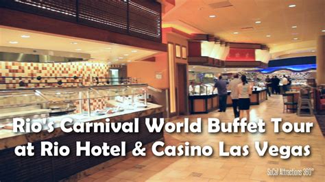 [HD] A Slow & Steady Tour of the Carnival World Buffet at Rio Hotel ...