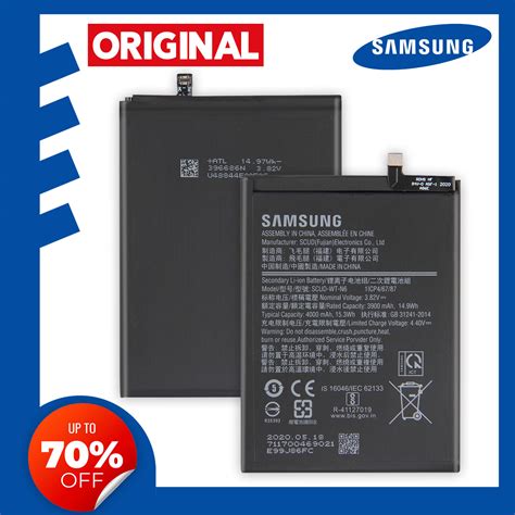 Original Samsung Galaxy A21 Battery Fit A207F, SA207M, SM-A2070, SM-A215U. Model SCUD-WT-N6 ...