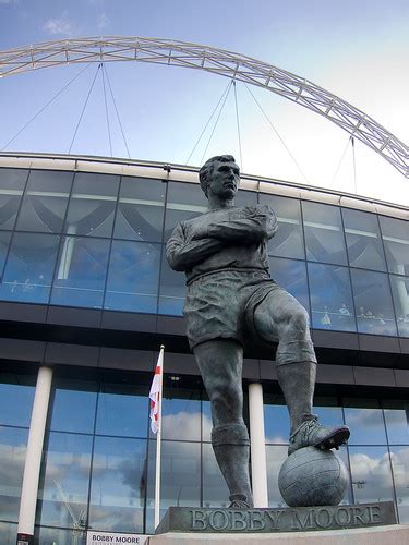 Bobby Moore Statue outside Wembley Stadium | Located at the … | Flickr