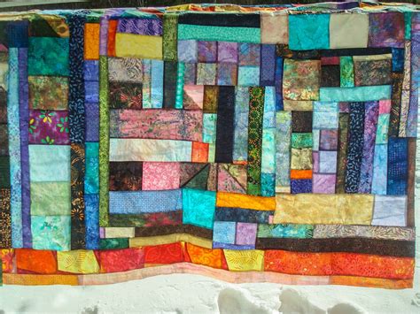 I Built a Quilt!: Batik Scrap Quilt