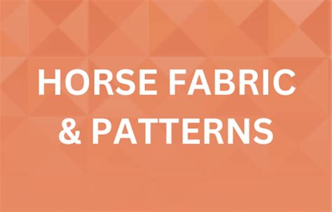 Horse Fabric for Quilting | Horse Quilt Kits | Horse Quilt Patterns