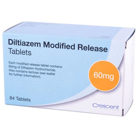 Diltiazem MR Tablets 60mg (pack of 100)