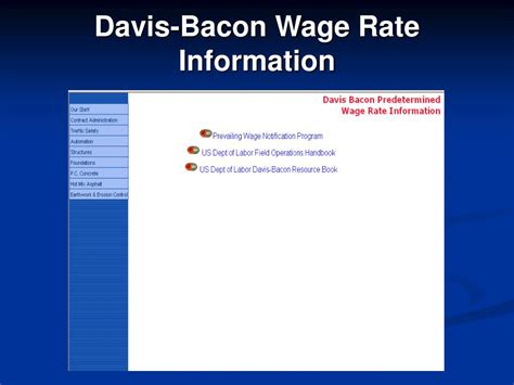 PPT - Davis-Bacon Act Requirements IPTA Presentation 6-13-07 PowerPoint ...