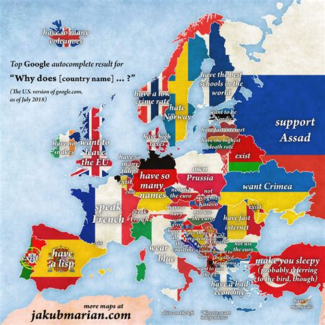 Google autocomplete for “Why does …” for European countries : europe