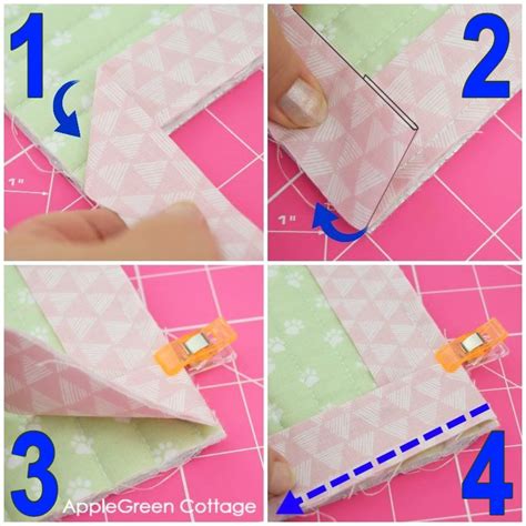 How To Sew Quilt Binding - AppleGreen Cottage