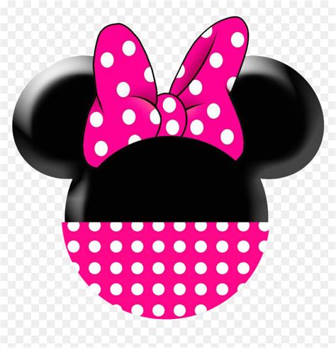 Pink Minnie Mouse Head, HD Png Download - vhv