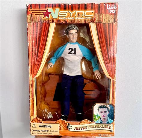 2000 NSYNC Justin Timberlake Collectors Marionette Doll in Box - Etsy