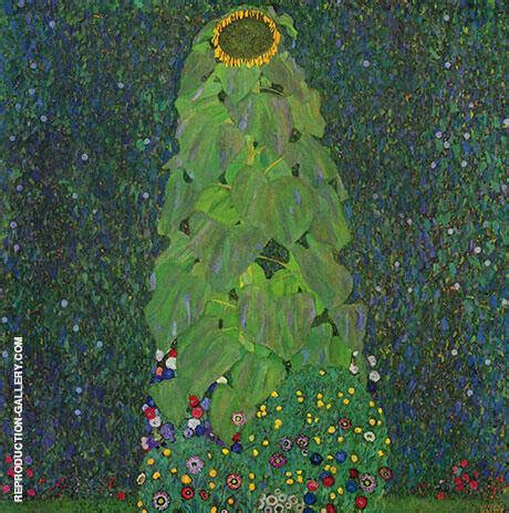 Sunflower 1906 by Gustav Klimt | Oil Painting Reproduction