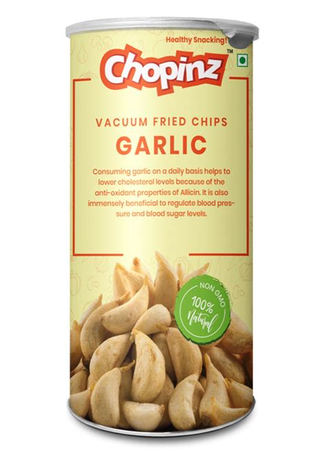 Get Vacuum Fried Garlic Chips (80gm) at ₹ 159 | LBB Shop