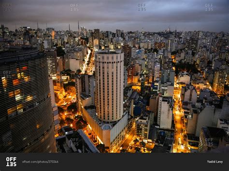 Skyline of Sao Paulo, Brazil stock photo - OFFSET