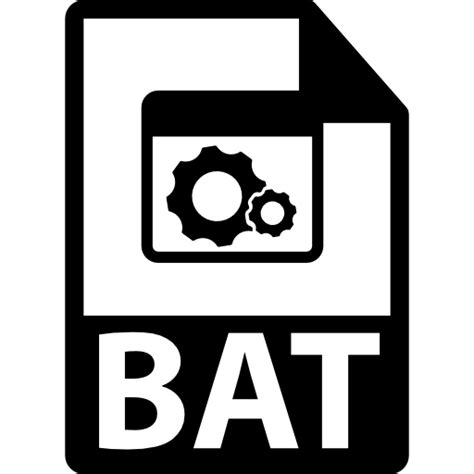 BAT file format symbol icon