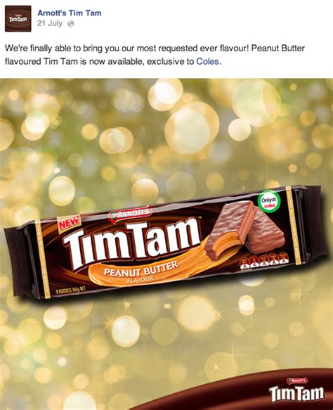 Peanut Butter Tim Tams Are A Thing That Exist Now | Peanut butter, Tim tam, Peanut