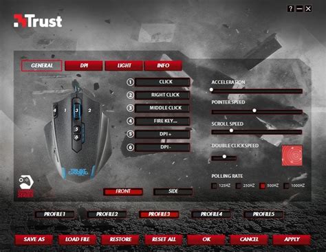 Trust GXT 155 Gaming Mouse - Setting Default mouse keys, rather then ...