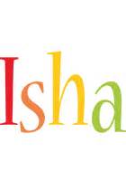 Isha Logo | Name Logo Generator - Smoothie, Summer, Birthday, Kiddo, Colors Style