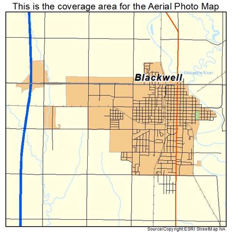 Aerial Photography Map of Blackwell, OK Oklahoma