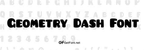 Download Geometry Dash Font Now! - GetFont