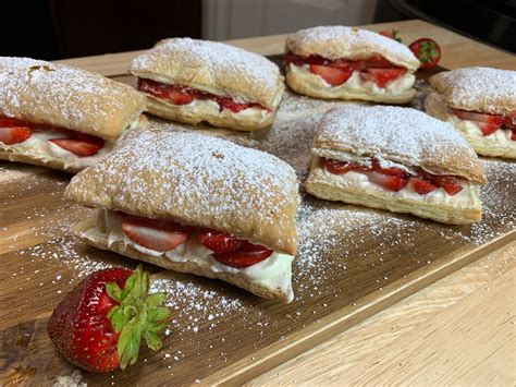 Strawberry Cheesecake Puffs | An Easy Puff Pastry Dessert – Catherine's ...