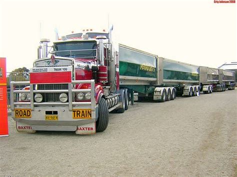 Australian Road Train Truck Driver