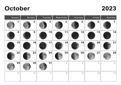 Lunar Calendar October 2023 - Get Calendar 2023 Update