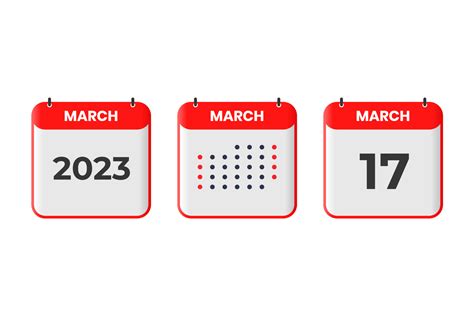 March 17 2023 Calendar - Get Latest Map Update