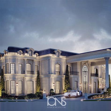 IONS grand mansion architecture design for our prestigious celebrity client Located in Virginia ...