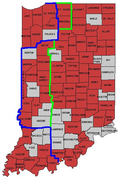 Indiana Time Zone Map 2024 Map Of World - Bank2home.com