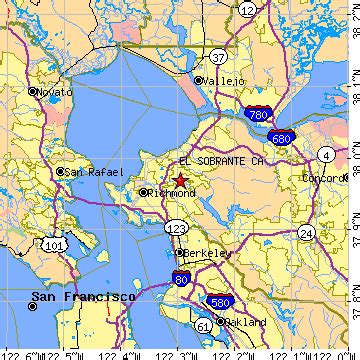 El Sobrante, California (CA) ~ population data, races, housing & economy