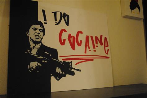 Scarface has a Drug Problem / 12 x 24 / Canvas by Joshfryguy on DeviantArt