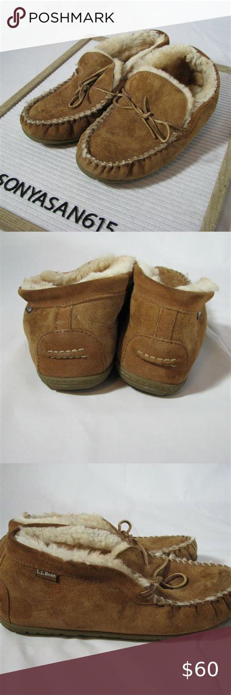 LL Bean Men's Brown Suede Sherpa House Slippers 11 | House slippers, Ll bean men, Brown suede