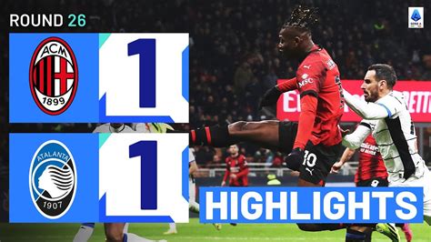 MILAN-ATALANTA 1-1 | HIGHLIGHTS | Leao Banger Not Enough For Milan ...