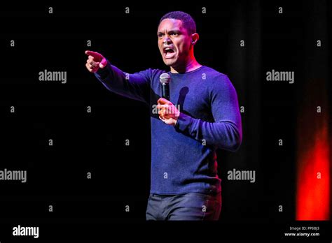 Trevor Noah Performs Stand-up comedy live on tour Stock Photo - Alamy