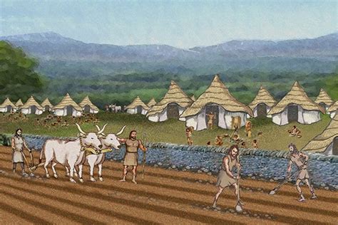 Neolithic Age People Farming