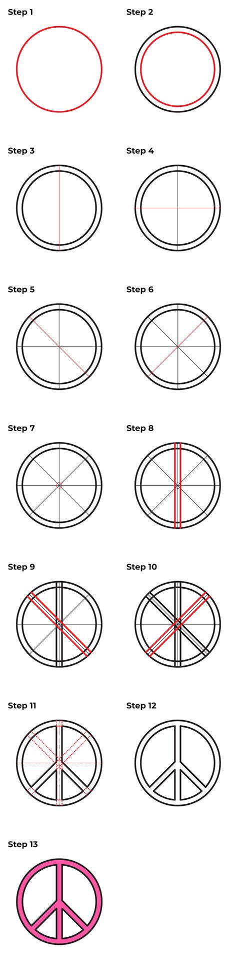 How to Draw a Peace Sign