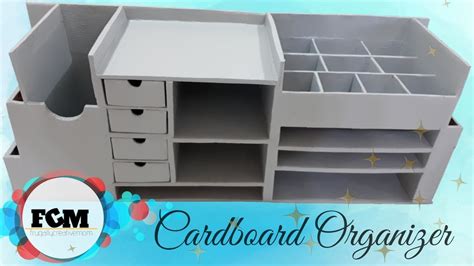 DIY Cardboard Organizer (BIG) - YouTube