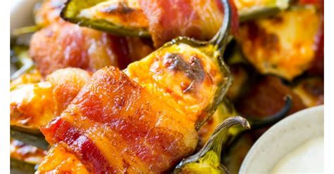 Bacon Wrapped Jalapeno Poppers