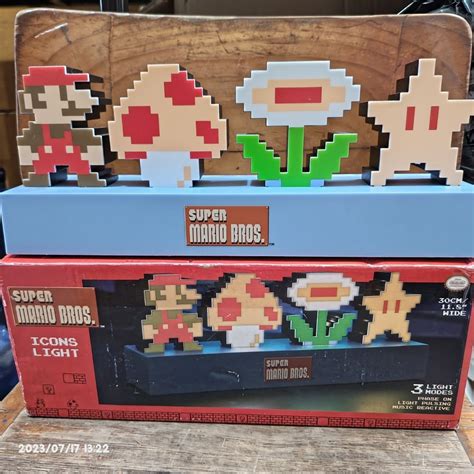 Super Mario Bros Icons Light, Hobbies & Toys, Toys & Games on Carousell