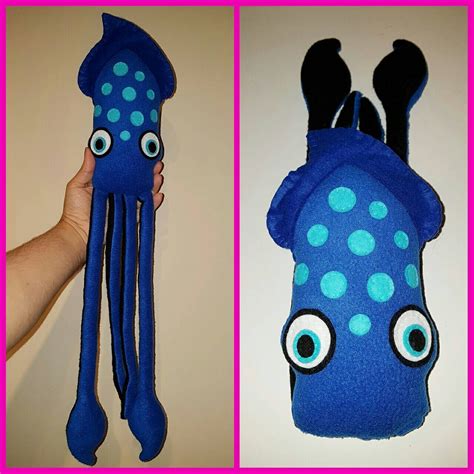 Blue Spotted Squid Plush Kraken Plush Toy Finding Dory