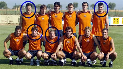 Barcelona: The four forgotten Barcelona academy players on the bench during Messi's debut ...