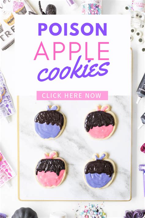 Poison Apple Cookies perfect for Halloween parties! | Recipe | Easy halloween cookies, Apple ...