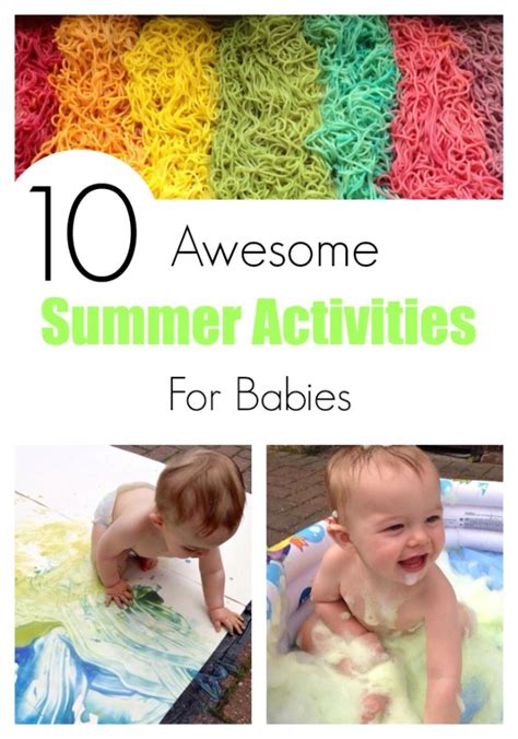 10 Awesome Summer Activities for Babies - The Realistic Mama