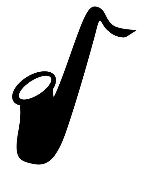 Free Saxophone Silhouette Clip Art Download Free Saxo - vrogue.co
