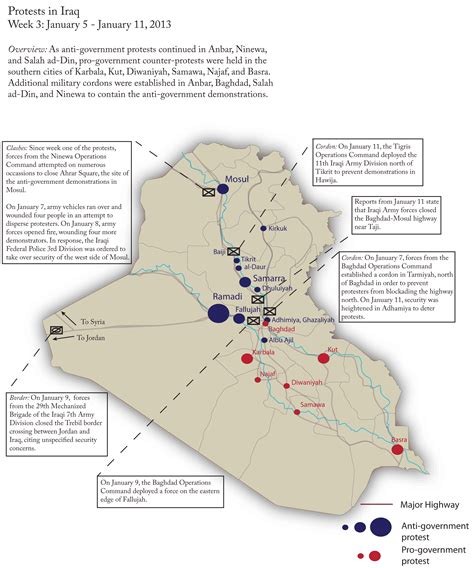 Political Update: Mapping the Iraq Protests | Institute for the Study ...