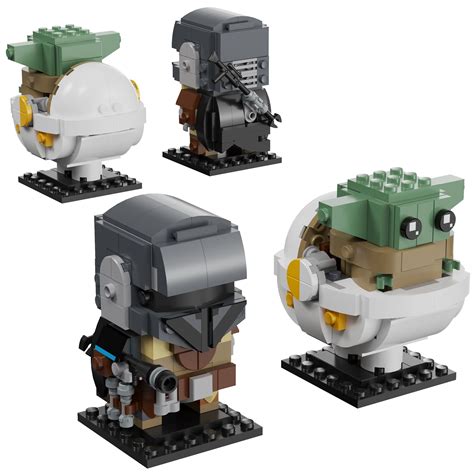 3D Lego Brickheadz - 75317 The Mandalorian And The Child