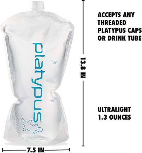 Platypus Platy Collapsible 2L Bottle - Aquatabs Canada