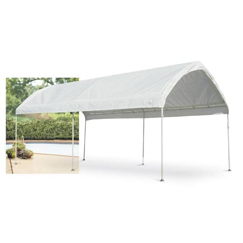 10x20' Arch Roof Canopy, White - 93597, Canopy, Screen & Pop Up Tents at Sportsman's Guide