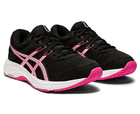 ASICS Women's GEL-Contend 6 Running Shoes - Black/Pink Glow | Catch.co.nz